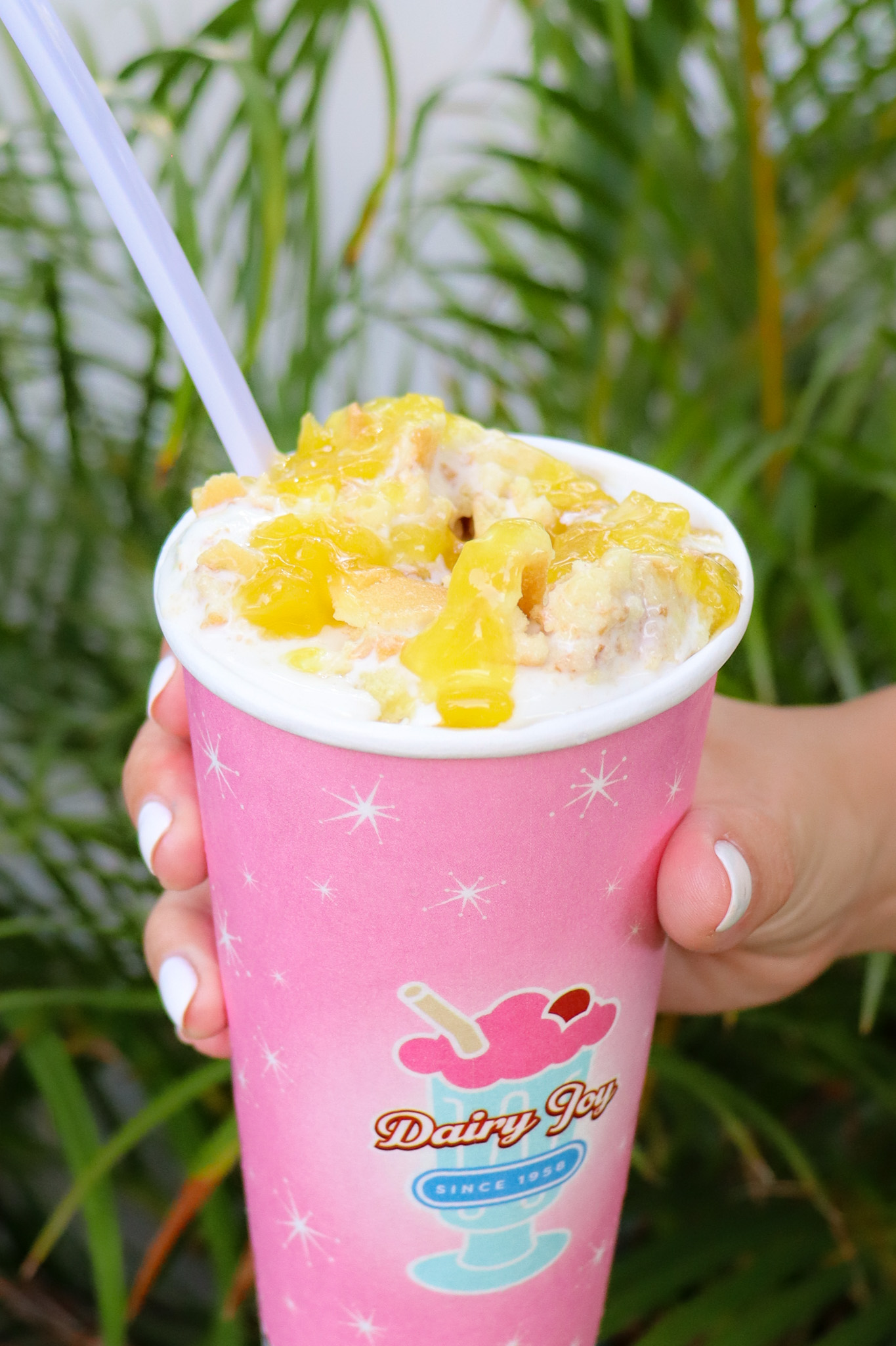 Pineapple Topped Soft Serve Tampa Bay Soft serve topped with crushed pineapple